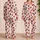 Strawberry And Dainty Heart Motifs For Sweet Summer Lounging And Cozy Evenings Satin Pajamas Set - 2