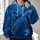 Electric Blue Dolphin And Jellyfish For Ocean Lovers And Everyday Coastal Style All-over Print Hoodie (Lightweight) - 2