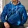 Electric Blue Dolphin And Jellyfish For Ocean Lovers And Everyday Coastal Style All-over Print Hoodie (Lightweight) - 6