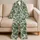 Tropical Monstera and Palm Leaves for Relaxed Island Getaways and Serene Summer Evenings Satin Pajamas Set - 5