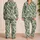 Tropical Monstera and Palm Leaves for Relaxed Island Getaways and Serene Summer Evenings Satin Pajamas Set - 2