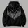 Black And White Paisley Bandana Motif For Everyday Fall Style And Gift Giving All-over Print Hoodie (Lightweight) - 5
