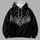 Black And White Paisley Bandana Motif For Everyday Fall Style And Gift Giving All-over Print Hoodie (Lightweight) - 4