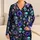 Gothic Skull And Violet Blooms For Spooky Halloween Nights And Cozy Autumn Evenings Satin Pajamas Set - 1