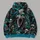Multi-Headed Serpent and Banshee Skull for Gothic Halloween and Dark Fantasy Fans All-over Print Hoodie (Lightweight) - 5