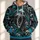 Multi-Headed Serpent and Banshee Skull for Gothic Halloween and Dark Fantasy Fans All-over Print Hoodie (Lightweight) - 1