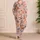 Pink Western Cactus, Bull Skull and Cowboy Boots for Relaxed Desert Getaways Satin Pajamas Set - 4