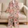 Pink Western Cactus, Bull Skull and Cowboy Boots for Relaxed Desert Getaways Satin Pajamas Set - 5