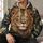 Regal Lion Portrait and Vintage Botanicals for Confident Everyday Casual Wear All-over Print Hoodie (Lightweight) - 6