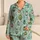 Colorful Beetle Motifs for Whimsical Summer Lounging and Nature-Loving Gifts Satin Pajamas Set - 1