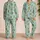 Colorful Beetle Motifs for Whimsical Summer Lounging and Nature-Loving Gifts Satin Pajamas Set - 2