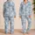 Cute Blue Bear Faces for Cozy Bedtime Comfort and Relaxing Nights at Home All Year Satin Pajamas Set - 2