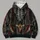Jackal Mask Armor Motif for Urban Nights and Mythic Streetwear Enthusiasts All-over Print Hoodie (Lightweight) - 4