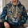 Blue-Eyed Leopard Face And Botanical Scrollwork For Bold Nature-Loving Style All-over Print Hoodie (Lightweight) - 6
