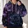 Purple Rose Floral Elegance for Autumn Walks, Casual Weekends and Evening Outings All-over Print Hoodie (Lightweight) - 2