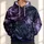 Purple Rose Floral Elegance for Autumn Walks, Casual Weekends and Evening Outings All-over Print Hoodie (Lightweight) - 1