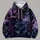 Purple Rose Floral Elegance for Autumn Walks, Casual Weekends and Evening Outings All-over Print Hoodie (Lightweight) - 4