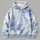 Hazy Blue And White Cloud Wash For Everyday Streetwear And Creative City Style All-over Print Hoodie (Lightweight) - 4