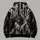 Monochrome Cross-Bearing Savior for Faithful Everyday Streetwear and Worship Gatherings All-over Print Hoodie (Lightweight) - 5