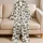 Black Ribbon Bows for Romantic Winter Gifting and Cozy Evenings at Home Satin Pajamas Set - 5