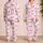 Pink Bow and Heart Motifs for Romantic Valentine Gifting and Sweet Springtime Style Satin Pajamas Set - 2