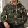 Olive Woodland Camouflage for Outdoor Adventures and Everyday Urban Streetwear Style All-over Print Hoodie (Lightweight) - 6