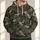 Olive Woodland Camouflage for Outdoor Adventures and Everyday Urban Streetwear Style All-over Print Hoodie (Lightweight) - 1