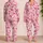 Cherry And Ribbon Bow Motifs For Sweet Cozy Evenings And Relaxed At-Home Style For Her Satin Pajamas Set - 2