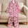 Cherry And Ribbon Bow Motifs For Sweet Cozy Evenings And Relaxed At-Home Style For Her Satin Pajamas Set - 5