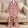 Sweet Strawberry Berries for Cozy Summer Nights and Charming Cottagecore Home Style Satin Pajamas Set - 5