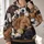 Sleeping Puppy Faces for Cozy Nights, Dog Lover Lounging and Relaxed Weekend Style All-over Print Hoodie (Lightweight) - 2