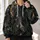 Gothic Reaper Skull and Golden Halo for Halloween, Nightlife, and Dark Fantasy Fans All-over Print Hoodie (Lightweight) - 2
