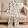 Cute Cartoon Bees and Honeyblooms for Cozy Lounging and Sweet Weekend Relaxation Satin Pajamas Set - 5