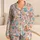 Watercolor Bunny and Easter Egg Motifs for Cozy Spring Mornings and Easter Gifting Satin Pajamas Set - 1