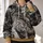 Golden Dragon and White Tiger for Bold Everyday Streetwear and Outdoor Adventures All-over Print Hoodie (Lightweight) - 2