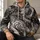 Golden Dragon and White Tiger for Bold Everyday Streetwear and Outdoor Adventures All-over Print Hoodie (Lightweight) - 6
