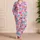 Colorful Love Hearts for Cozy Valentine Mornings and Sweet Everyday Lounging at Home Satin Pajamas Set - 4