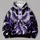 Purple White Phoenix With Spread Wings for Bold Everyday Wear and Fantasy Art Fans All-over Print Hoodie (Lightweight) - 4