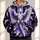 Purple White Phoenix With Spread Wings for Bold Everyday Wear and Fantasy Art Fans All-over Print Hoodie (Lightweight) - 1