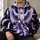 Purple White Phoenix With Spread Wings for Bold Everyday Wear and Fantasy Art Fans All-over Print Hoodie (Lightweight) - 6