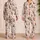 Leopard Cats with Pink Bows for Cozy Holiday Gifting and Relaxed Evenings at Home Satin Pajamas Set - 2