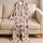 Leopard Cats with Pink Bows for Cozy Holiday Gifting and Relaxed Evenings at Home Satin Pajamas Set - 5