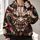 Ornate Horned Demon Mask for Dark Alternative Streetwear and Halloween Night Out All-over Print Hoodie (Lightweight) - 2