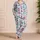 Nutcracker And Christmas Tree Holiday Cheer For Festive Winter Lounging Satin Pajamas Set - 4