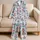 Nutcracker And Christmas Tree Holiday Cheer For Festive Winter Lounging Satin Pajamas Set - 5