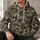 Olive Tan Black Camouflage Outdoor Casual Wear for Men, Hiking, Camping and Daily Use All-over Print Hoodie (Lightweight) - 6