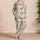 Romantic Beach Couples and Coastal Keepsakes for Valentine’s Day and Summer Lounging Satin Pajamas Set - 4