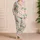 Pastel Sea Turtles, Starfish and Seahorses for Romantic Coastal Escapes Satin Pajamas Set - 4