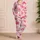 Pink Hibiscus Blooms for Romantic Spring Escapes and Easter Gifting and Sunny Getaways Satin Pajamas Set - 4