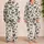 Black Ribbon Bows on Cream for Elegant Relaxed Evenings and Cozy At-Home Lounging Satin Pajamas Set - 2